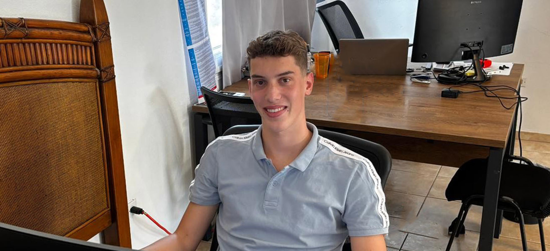 Krijn werkt tijdens zijn stage van vier maanden mee aan het project Black Rocks Harbor