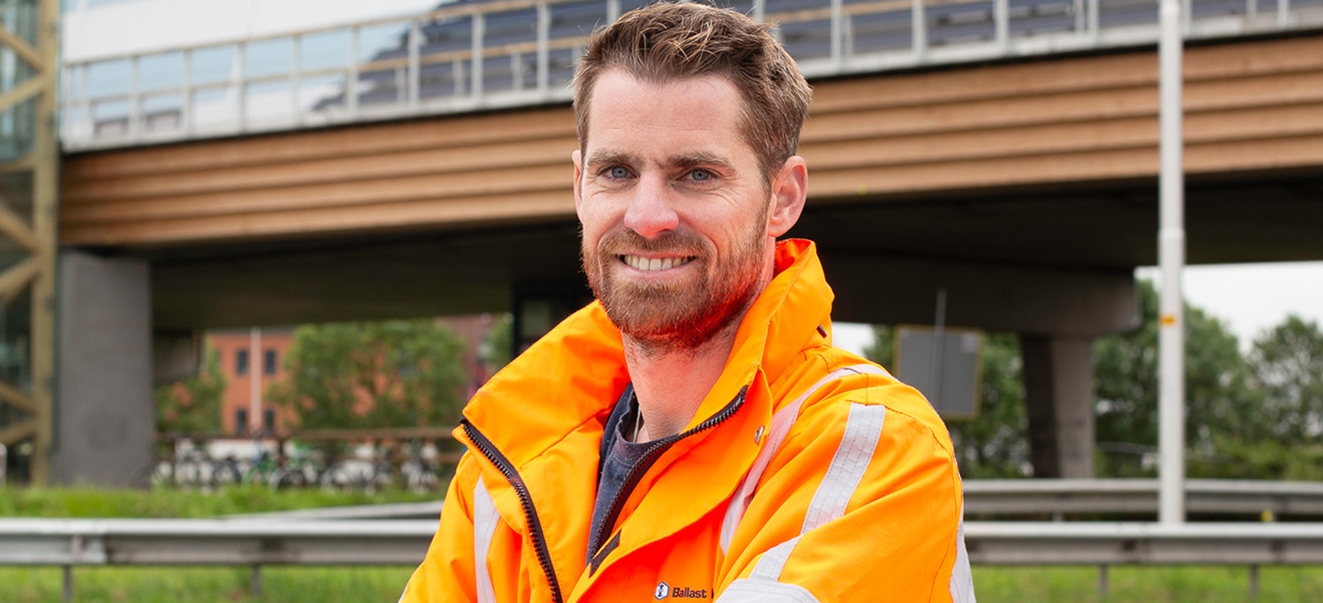 Thomas Snelderwaard projectleider bij Ballast Nedam Road Specialties in Aalsmeer Molenvlietweg