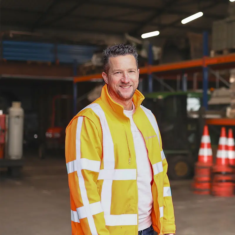 Mark den Hertog projectleider bij Ballast Nedam Road Specialties in Leerdam